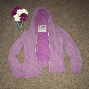 Simple purple hoodie